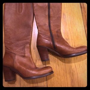 Stacked Heel Boots